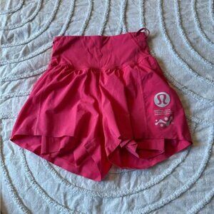 Lululemon Athletica Vibrant Pink Athletic Shorts